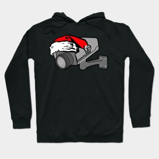 santa cam red (he knows when you are sleeping) Hoodie